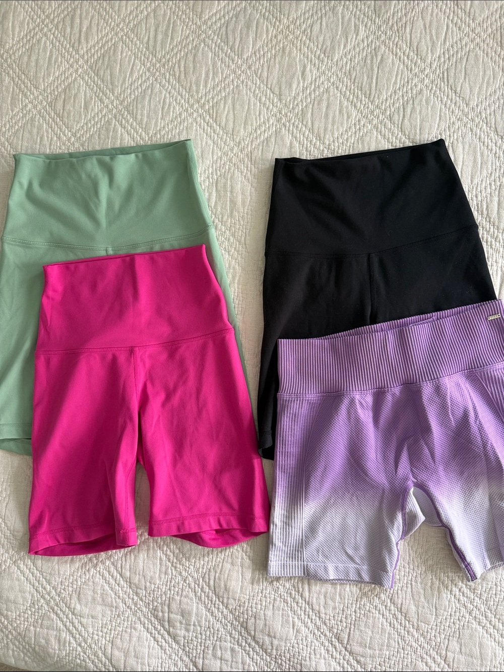 Yogalicious Lux Women’s Bike Shorts Bundle of 4 pieces Sz XS